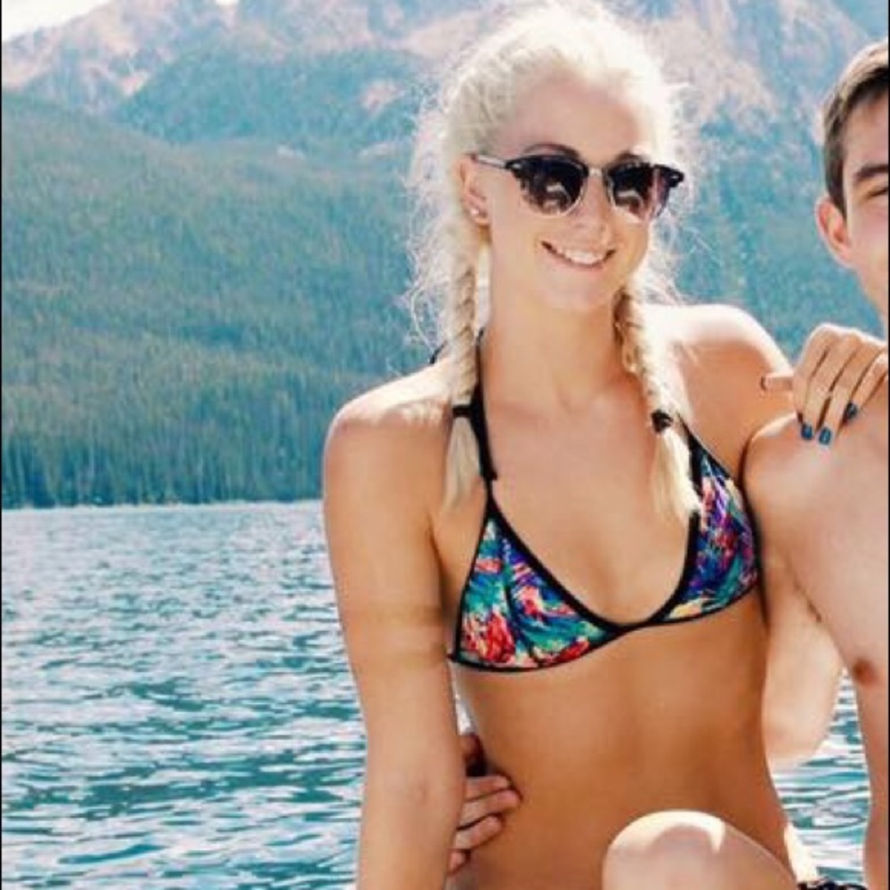 PINK swim top